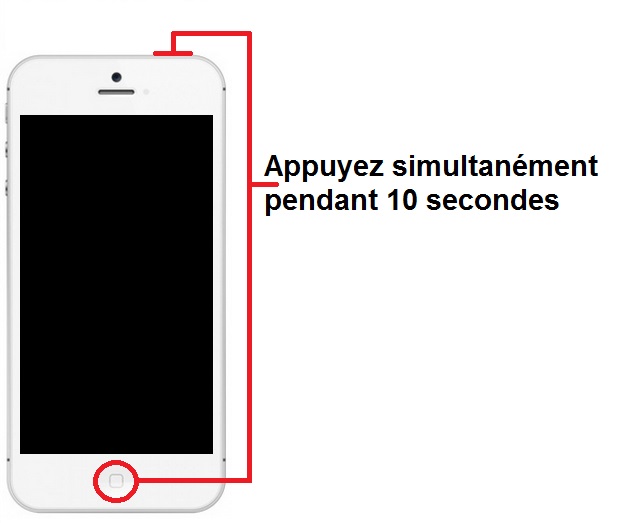 Forcer l’arrêt mon iPhone 5S ?